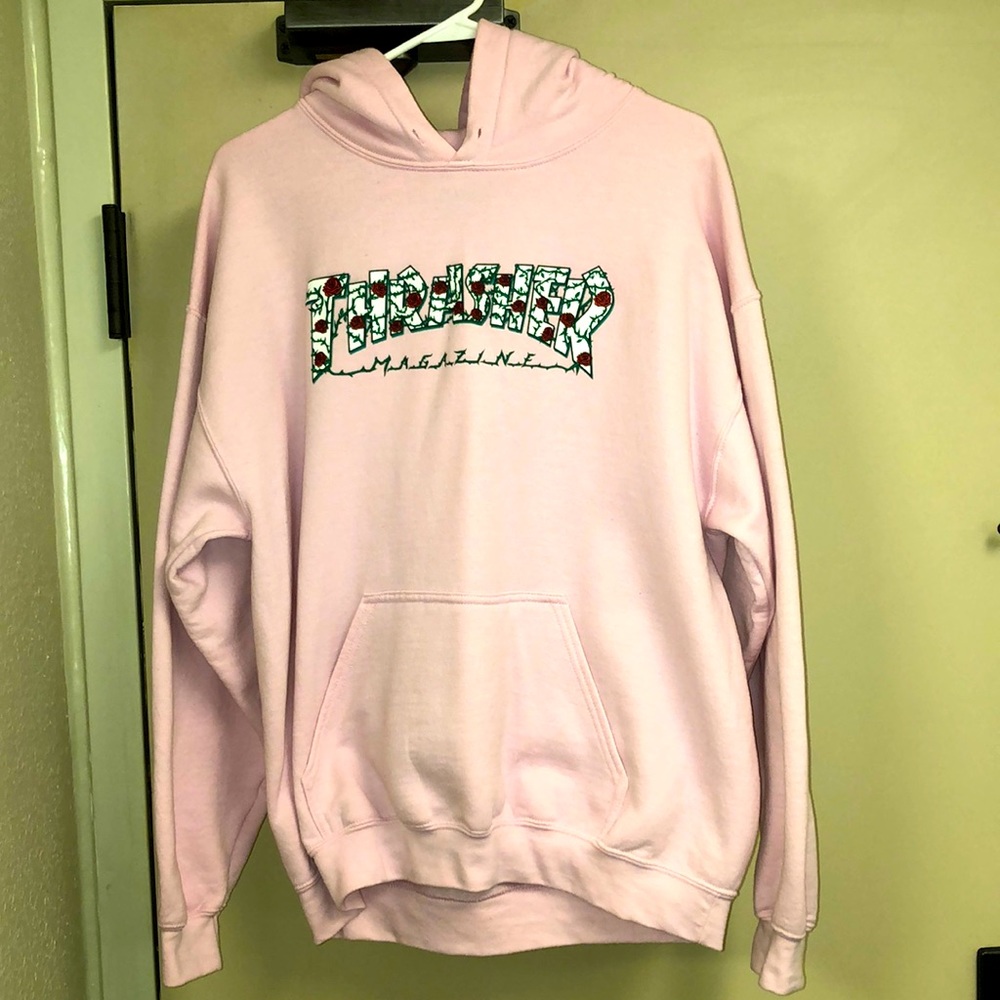 Thrasher roses hoodie